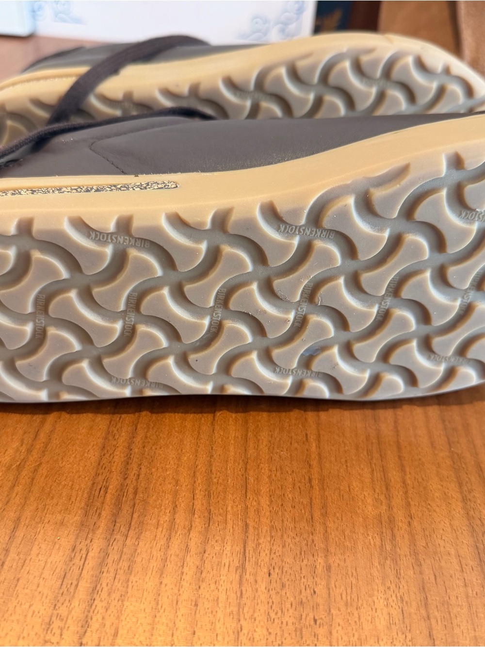 Birkenstock Brown Leather Sneakers - Picture 4 of 6